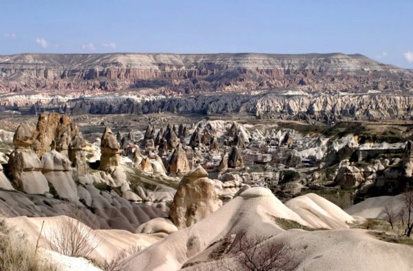 Mountains and hoodoos of Cappadocia